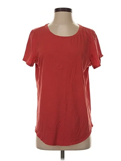 Pre-owned Lululemon Athletica Active T-shirt In Red