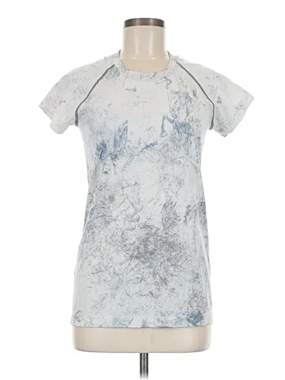 Pre-owned Lululemon Athletica Active T-shirt In Silver
