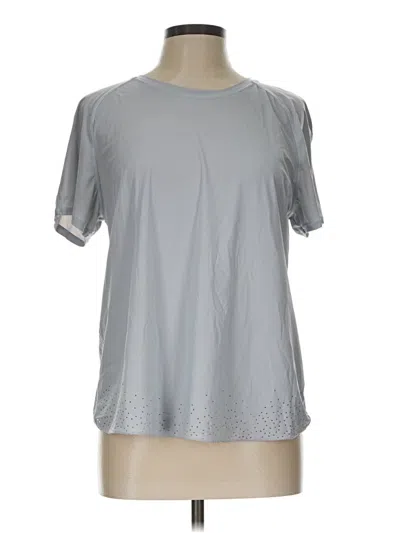 Pre-owned Lululemon Athletica Active T-shirt In Silver