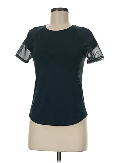 Pre-owned Lululemon Athletica Active T-shirt In Teal