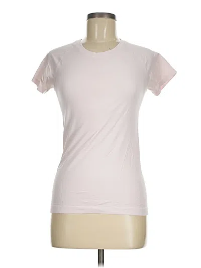 Pre-owned Lululemon Athletica Active T-shirt In White