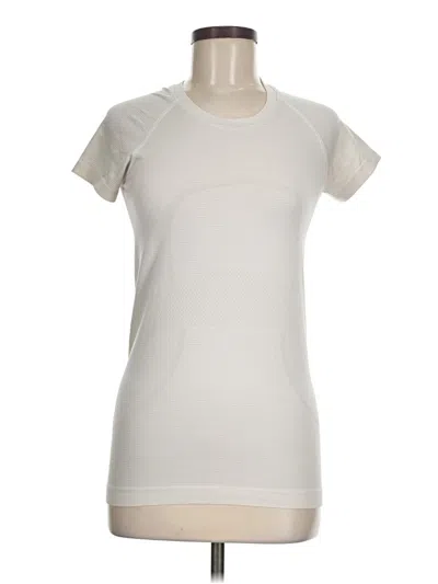 Pre-owned Lululemon Athletica Active T-shirt In White