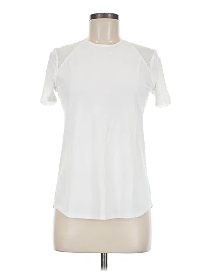 Pre-owned Lululemon Athletica Active T-shirt In White