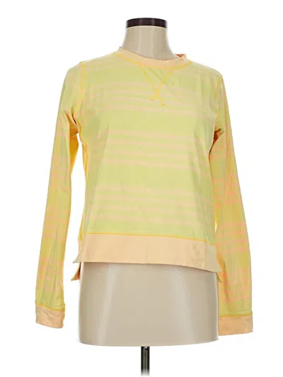 Pre-owned Lululemon Athletica Active T-shirt In Yellow