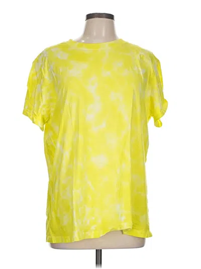 Pre-owned Lululemon Athletica Active T-shirt In Yellow