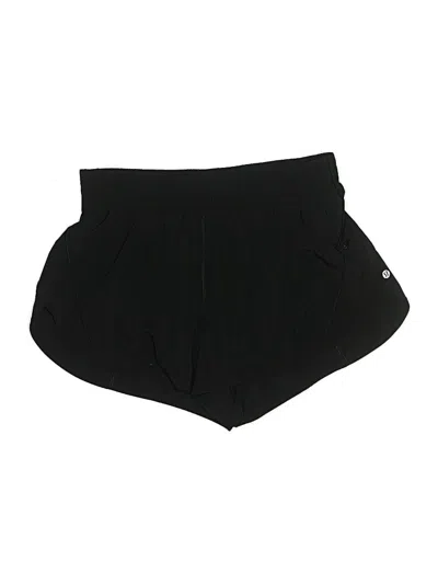Pre-owned Lululemon Athletica Athletic Shorts In Black