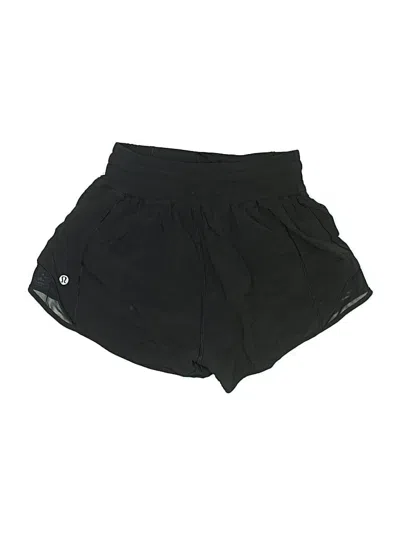 Pre-owned Lululemon Athletica Athletic Shorts In Black