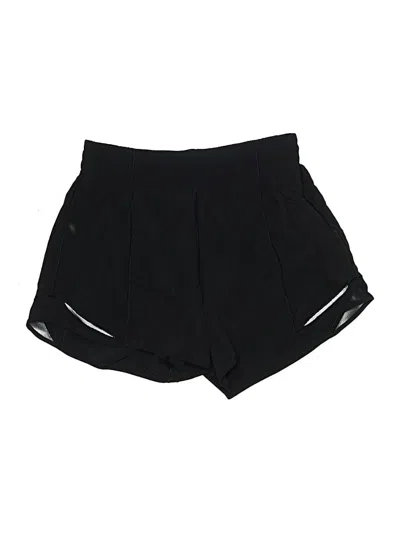 Pre-owned Lululemon Athletica Athletic Shorts In Black