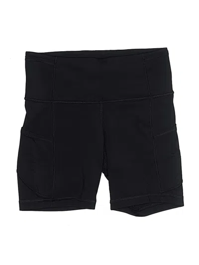 Pre-owned Lululemon Athletica Athletic Shorts In Black
