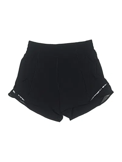 Pre-owned Lululemon Athletica Athletic Shorts In Black
