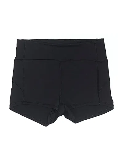 Pre-owned Lululemon Athletica Athletic Shorts In Black