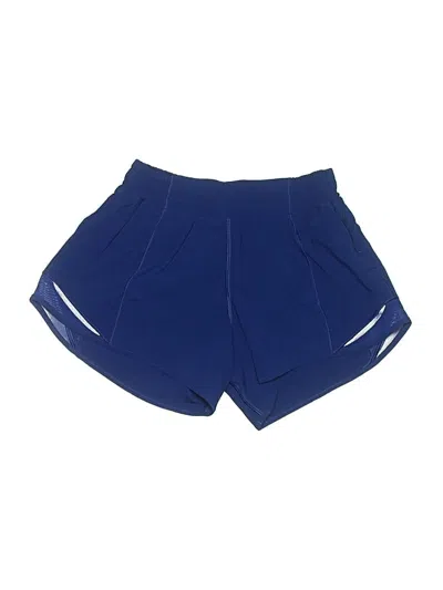 Pre-owned Lululemon Athletica Athletic Shorts In Blue