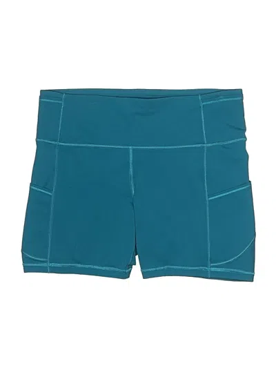 Pre-owned Lululemon Athletica Athletic Shorts In Blue