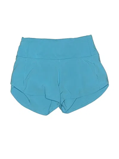 Pre-owned Lululemon Athletica Athletic Shorts In Blue