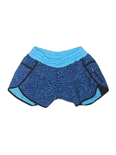 Pre-owned Lululemon Athletica Athletic Shorts In Blue