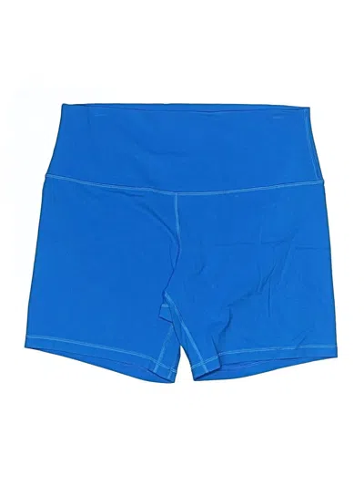 Pre-owned Lululemon Athletica Athletic Shorts In Blue