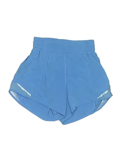 Pre-owned Lululemon Athletica Athletic Shorts In Blue