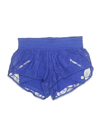Pre-owned Lululemon Athletica Athletic Shorts In Blue