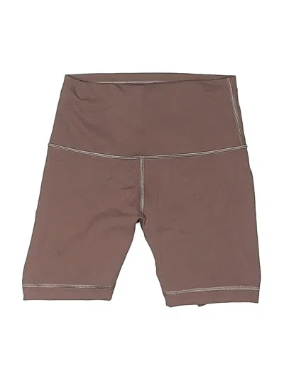 Pre-owned Lululemon Athletica Athletic Shorts In Brown