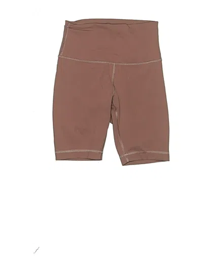 Pre-owned Lululemon Athletica Athletic Shorts In Brown
