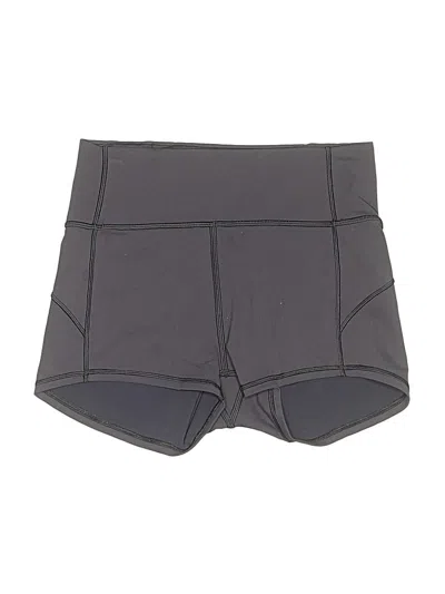 Pre-owned Lululemon Athletica Athletic Shorts In Gray
