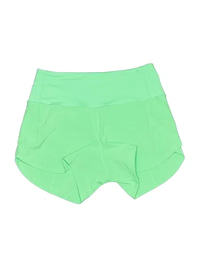 Pre-owned Lululemon Athletica Athletic Shorts In Green