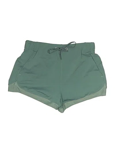 Pre-owned Lululemon Athletica Athletic Shorts In Green