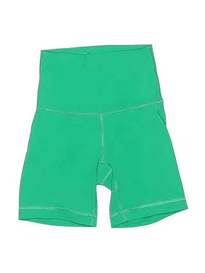 Pre-owned Lululemon Athletica Athletic Shorts In Green