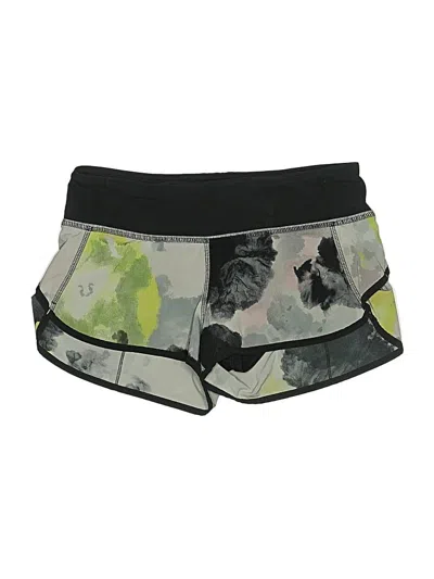 Pre-owned Lululemon Athletica Athletic Shorts In Green