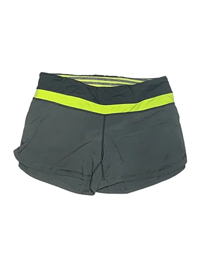 Pre-owned Lululemon Athletica Athletic Shorts In Green