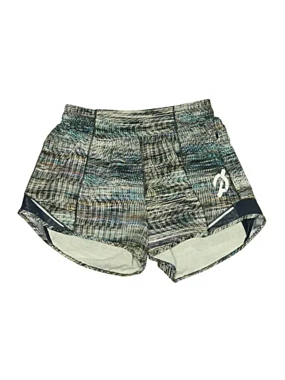 Pre-owned Lululemon Athletica Athletic Shorts In Green