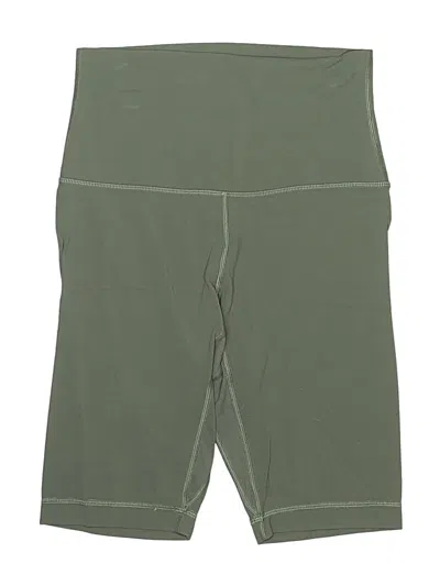 Pre-owned Lululemon Athletica Athletic Shorts In Green