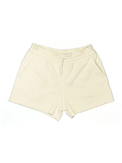 Pre-owned Lululemon Athletica Athletic Shorts In Ivory