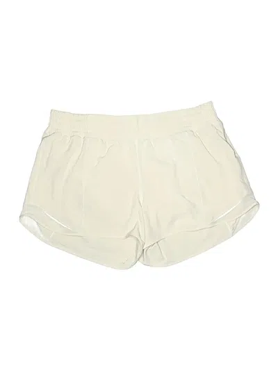 Pre-owned Lululemon Athletica Athletic Shorts In Ivory