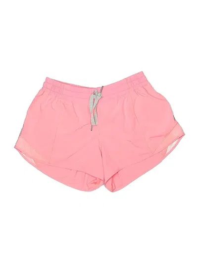 Pre-owned Lululemon Athletica Athletic Shorts In Pink
