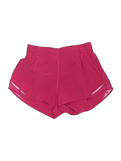 Pre-owned Lululemon Athletica Athletic Shorts In Pink