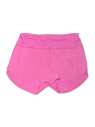 Pre-owned Lululemon Athletica Athletic Shorts In Pink