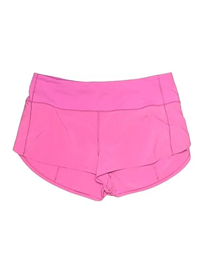Pre-owned Lululemon Athletica Athletic Shorts In Pink