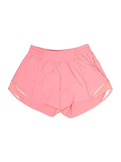 Pre-owned Lululemon Athletica Athletic Shorts In Pink