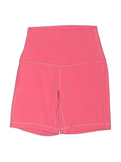 Pre-owned Lululemon Athletica Athletic Shorts In Pink