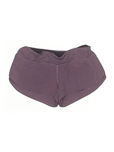 Pre-owned Lululemon Athletica Athletic Shorts In Purple