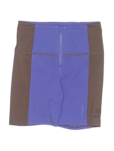 Pre-owned Lululemon Athletica Athletic Shorts In Purple