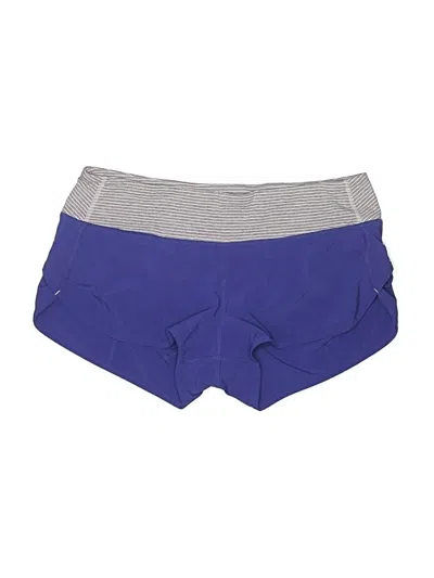 Pre-owned Lululemon Athletica Athletic Shorts In Purple