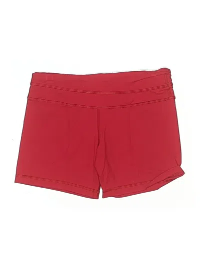 Pre-owned Lululemon Athletica Athletic Shorts In Red