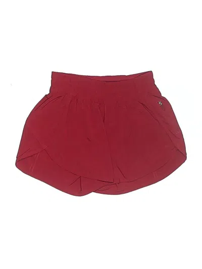 Pre-owned Lululemon Athletica Athletic Shorts In Red