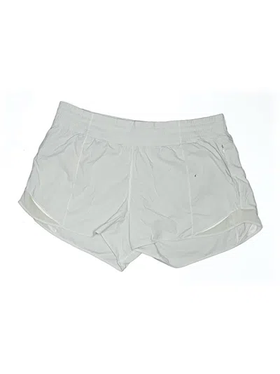 Pre-owned Lululemon Athletica Athletic Shorts In Silver