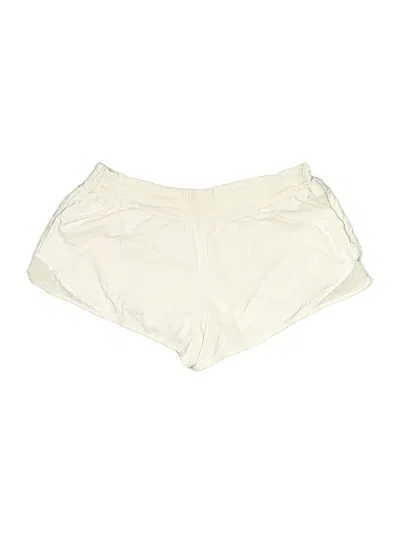 Pre-owned Lululemon Athletica Athletic Shorts In White