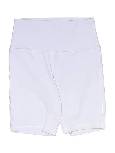 Pre-owned Lululemon Athletica Athletic Shorts In White