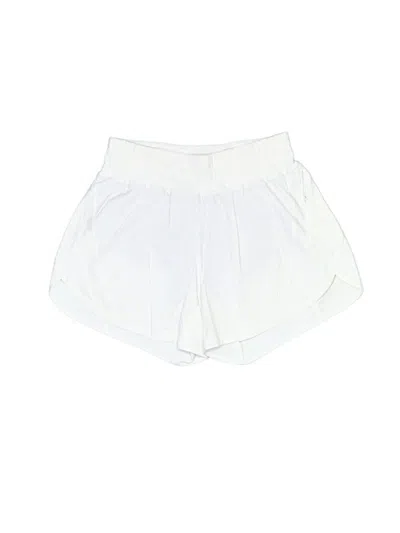 Pre-owned Lululemon Athletica Athletic Shorts In White