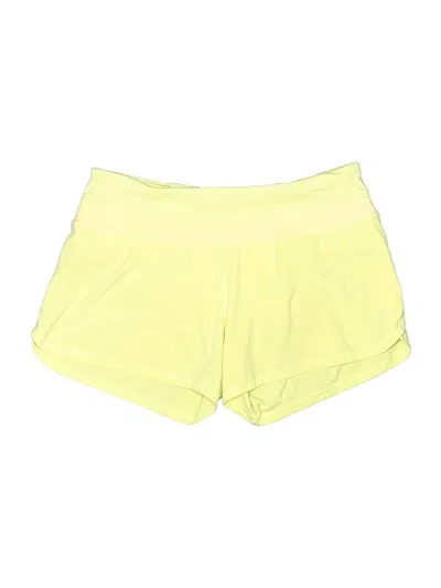 Pre-owned Lululemon Athletica Athletic Shorts In Yellow